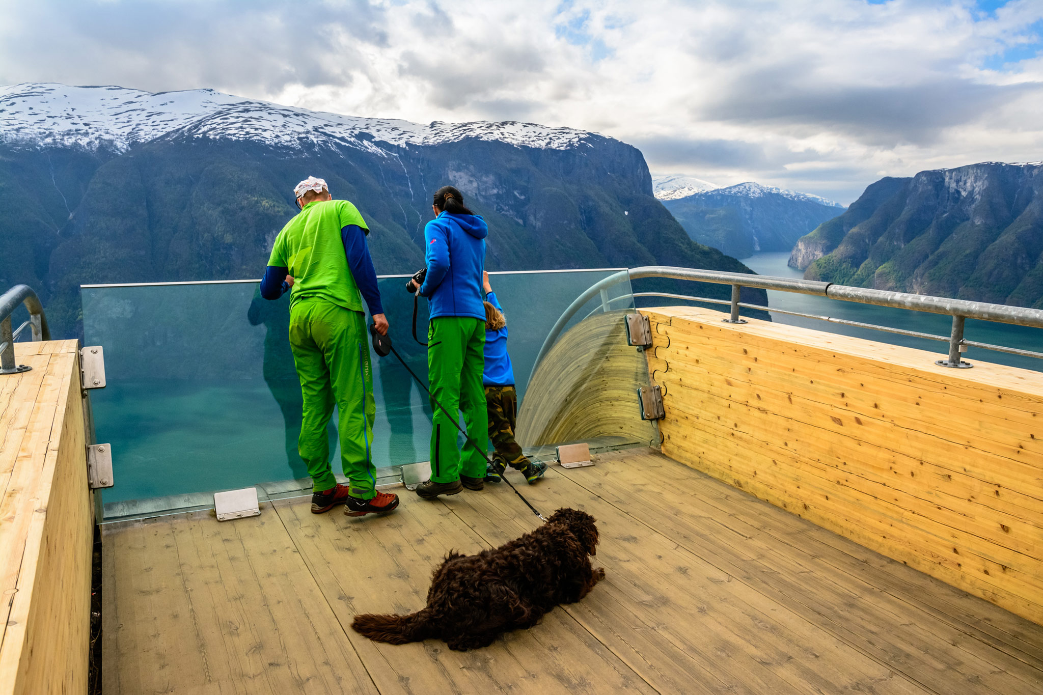 Stegastein, Aurlandsvangen